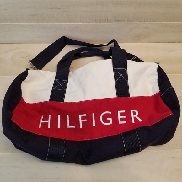 Tommy Hilfiger Other - Vintage Tommy Hilfiger Big Flag Logo Spell Out Duffle Bag